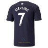 Maglia ufficiale Manchester City Raheem Sterling 7 Alternativa 2021-22 per Uomo